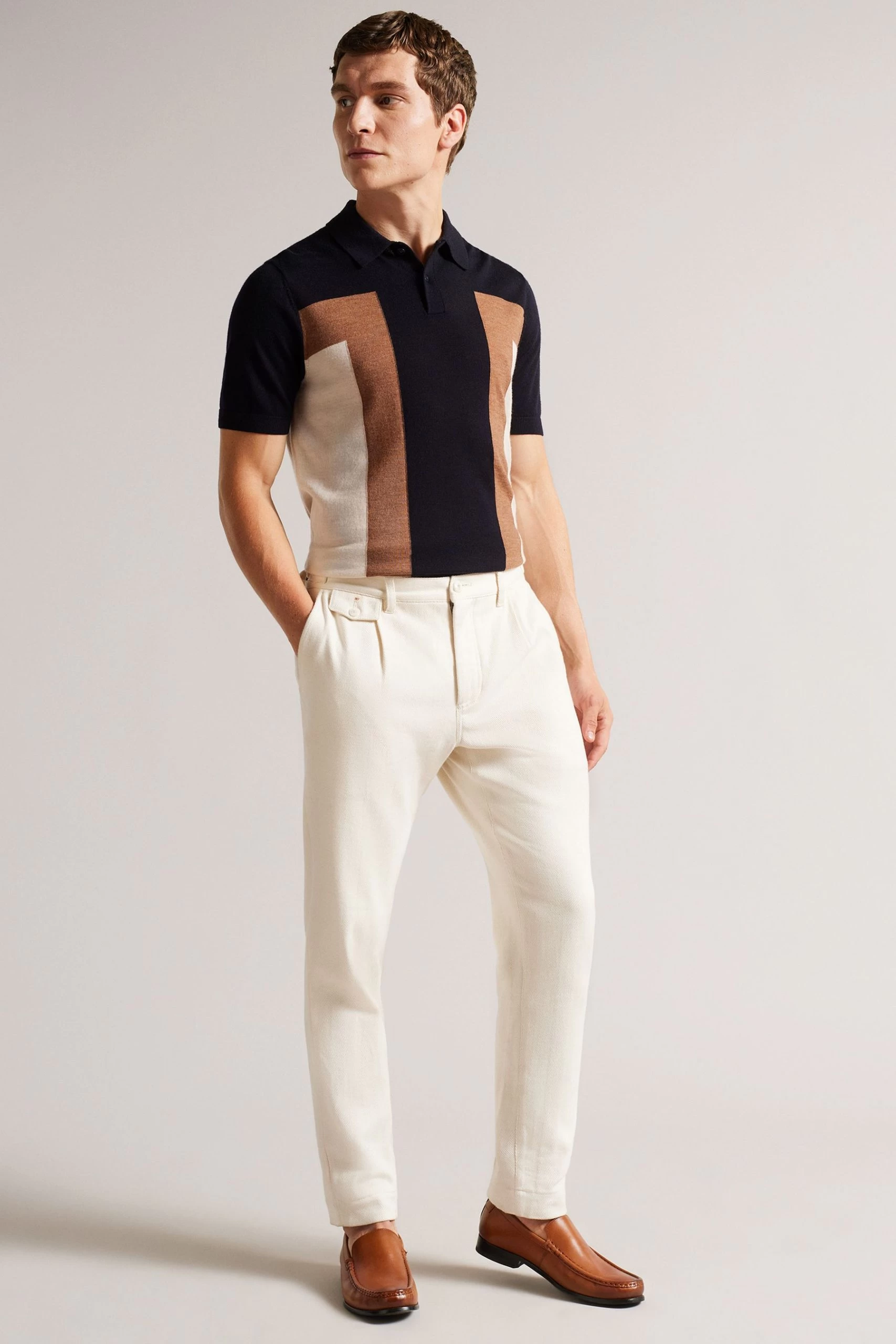 Ted Baker Natural Labi Leather Penny Loafers 7 Ted Baker Natural Labi Leather Penny Loafers - Image 5