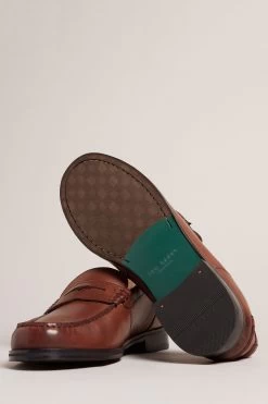 Ted Baker Tirymew Waxy Penny Brown Leather Loafers 10 Ted Baker Tirymew Waxy Penny Brown Leather Loafers -Ted Baker Shop D54327s4