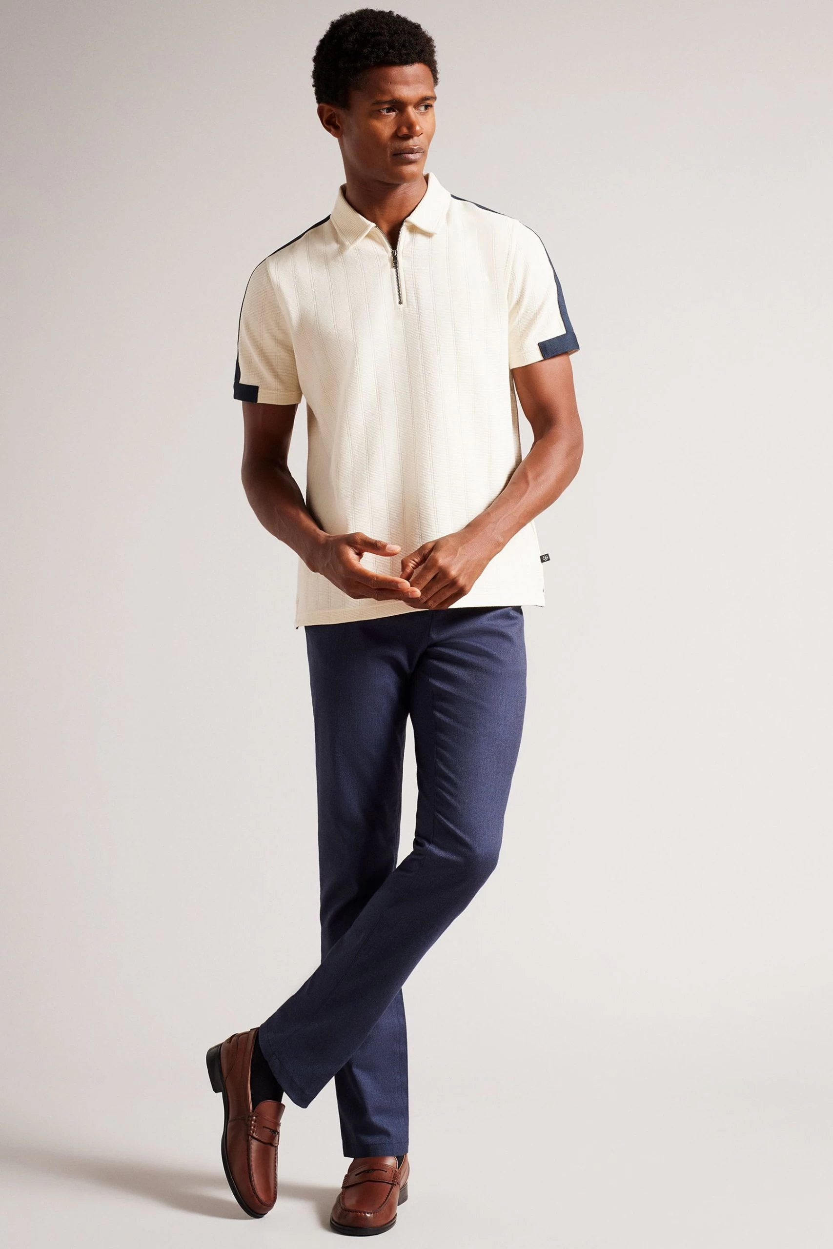 Ted Baker Tirymew Waxy Penny Brown Leather Loafers 7 Ted Baker Tirymew Waxy Penny Brown Leather Loafers - Image 5