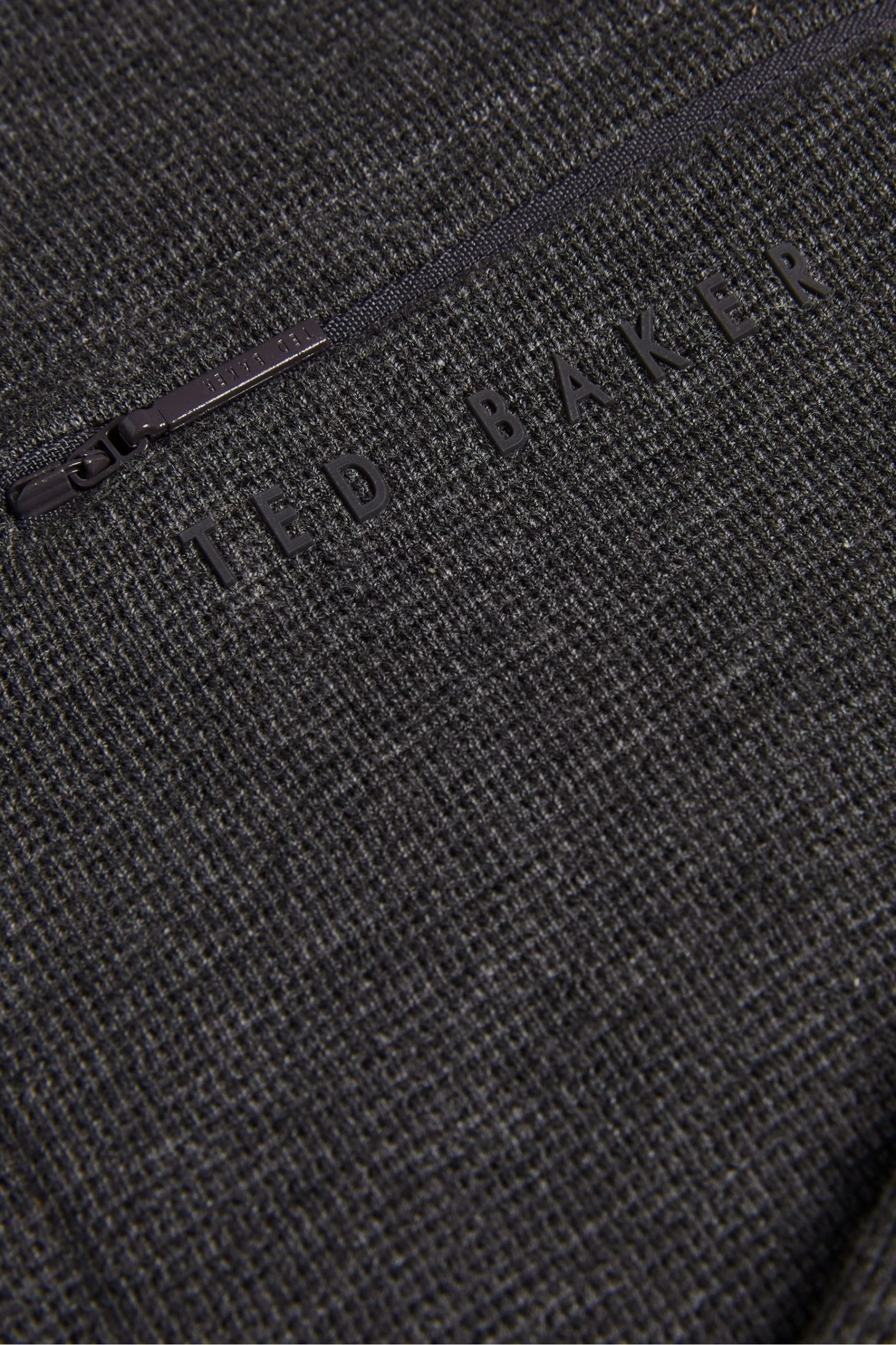 Ted Baker Grey Wavelo Long Sleeve Regular Fit Polo Shirt 8 Ted Baker Grey Wavelo Long Sleeve Regular Fit Polo Shirt - Image 6