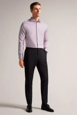 Ted Baker Pink Conifur Long Sleeve Circle Geo Printed Shirt 11 Ted Baker Pink Conifur Long Sleeve Circle Geo Printed Shirt -Ted Baker Shop D54426s4