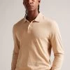 Ted Baker Animal Enio Long Sleeve Cashmere Blend Regular Polo Shirt 1 Ted Baker Animal Enio Long Sleeve Cashmere Blend Regular Polo Shirt -Ted Baker Shop D54431s