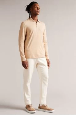 Ted Baker Animal Enio Long Sleeve Cashmere Blend Regular Polo Shirt 9 Ted Baker Animal Enio Long Sleeve Cashmere Blend Regular Polo Shirt -Ted Baker Shop D54431s3