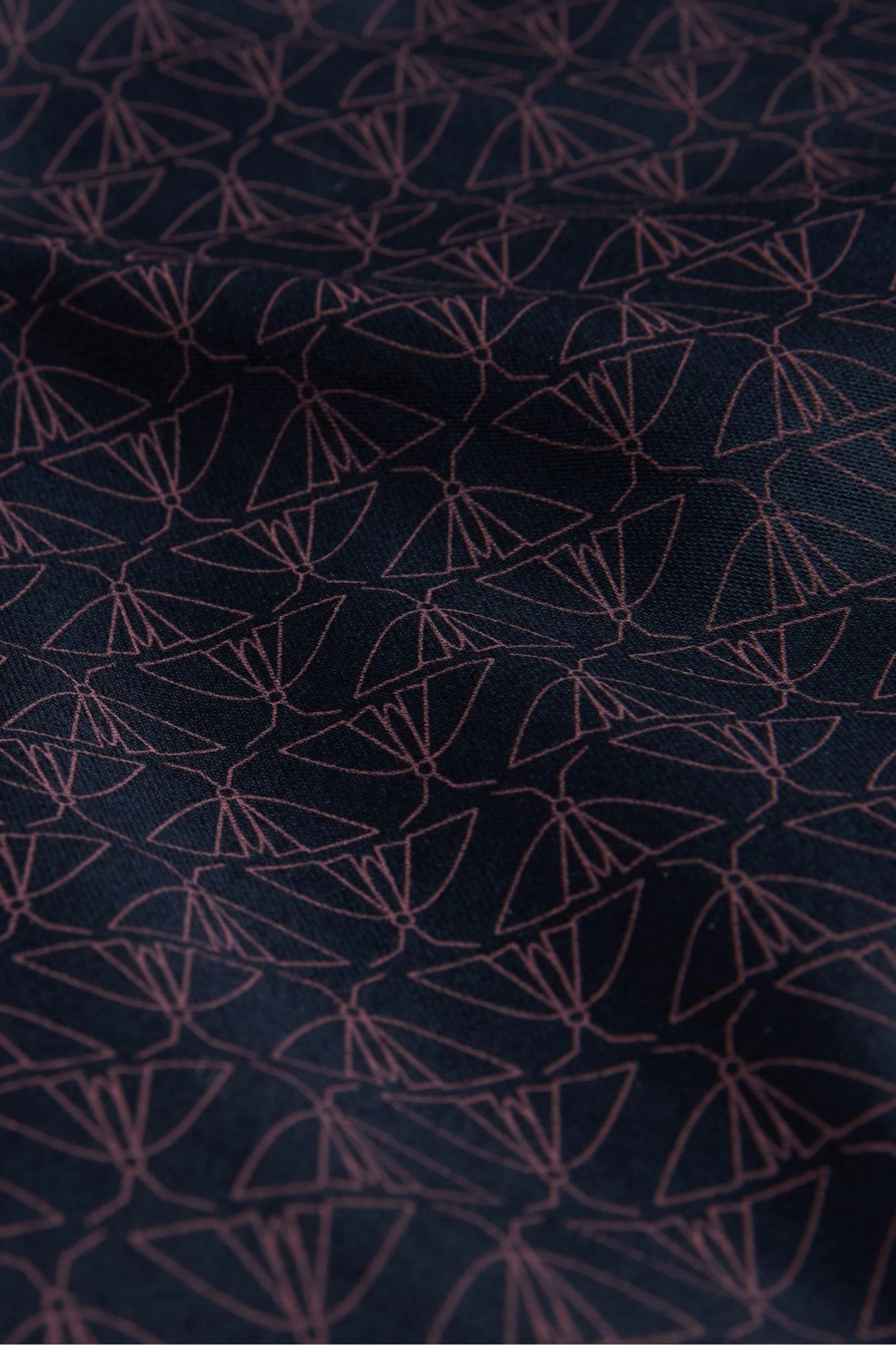 Ted Baker Blue Matlock Long Sleeve Moth Geo Print Shirt 8 Ted Baker Blue Matlock Long Sleeve Moth Geo Print Shirt - Image 6