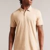 Ted Baker Animal Polsden Short Sleeve Cashmere Blend Polo Shirt -Ted Baker Shop D54436s
