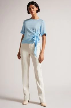 Ted Baker Blue Thaliya Integral Tie T-Shirt 7 Ted Baker Blue Thaliya Integral Tie T-Shirt -Ted Baker Shop D57131s2