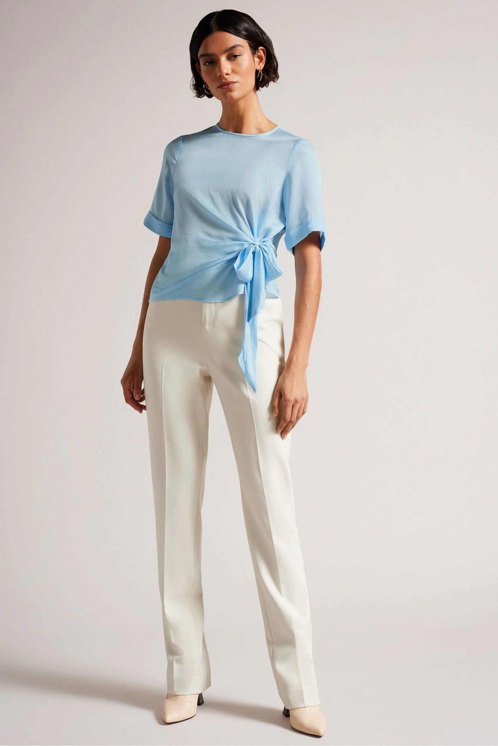 Ted Baker Blue Thaliya Integral Tie T-Shirt 4 Ted Baker Blue Thaliya Integral Tie T-Shirt - Image 2