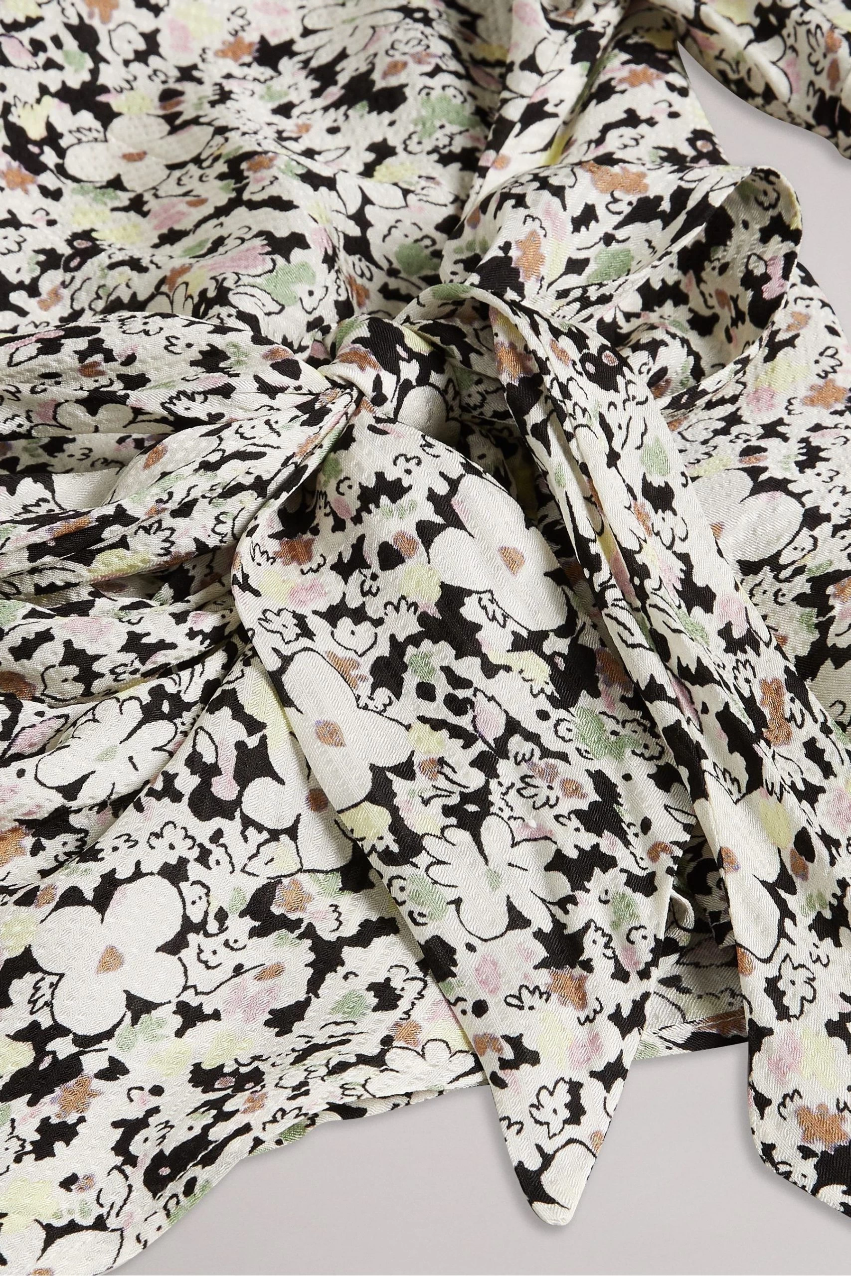 Ted Baker Pink Chevy Printed Integral Tie T-Shirt 7 Ted Baker Pink Chevy Printed Integral Tie T-Shirt - Image 5