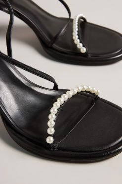 Ted Baker Mypearl Black Round Footbed Kitten Sandals 9 Ted Baker Mypearl Black Round Footbed Kitten Sandals -Ted Baker Shop D57135s4