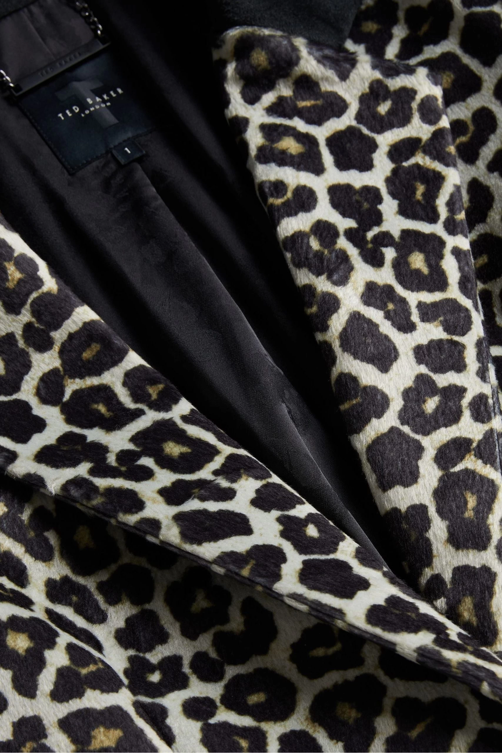 Ted Baker Leeroi Single Breasted Midi Length Black Coat 7 Ted Baker Leeroi Single Breasted Midi Length Black Coat - Image 5