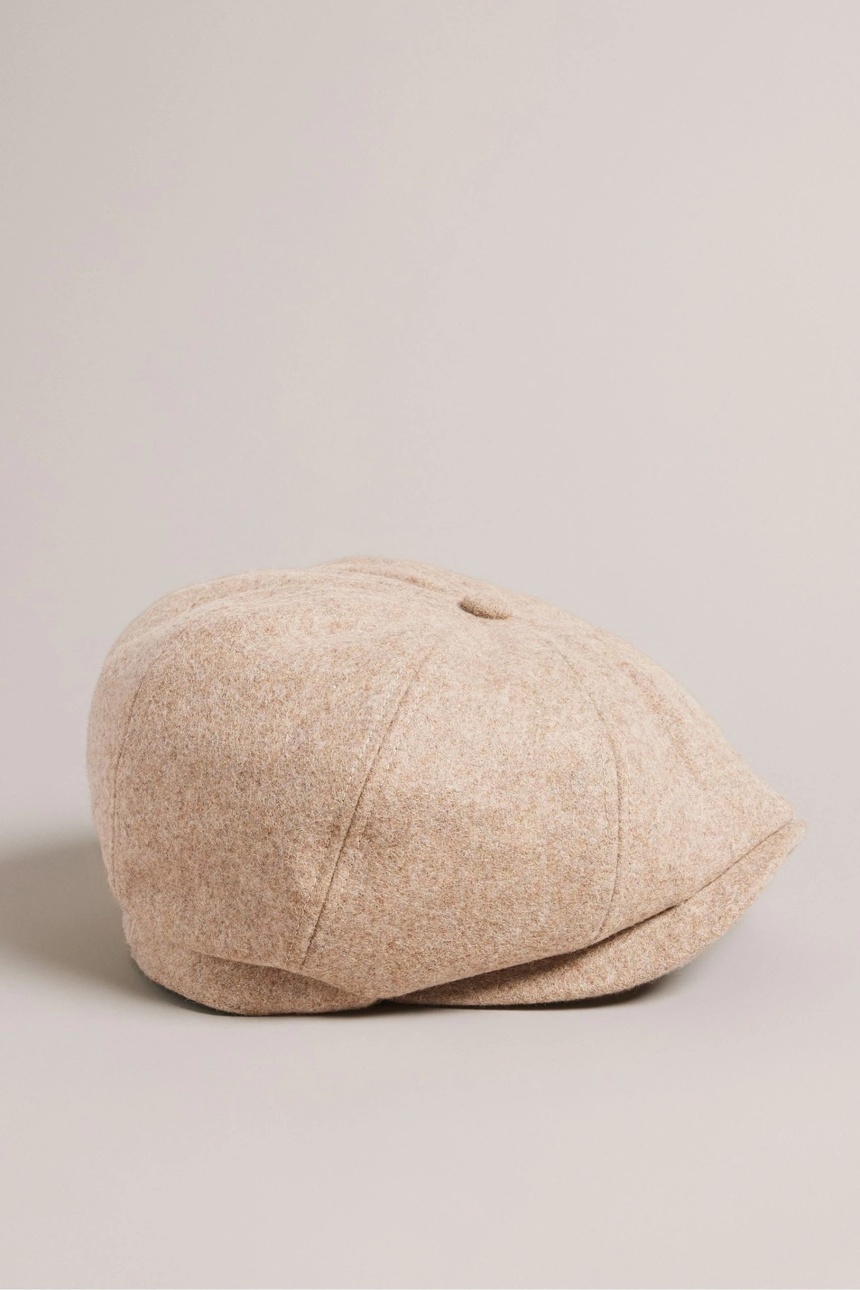Ted Baker Natural Lucasss Camel Wool Mix Baker Cap 3 Ted Baker Natural Lucasss Camel Wool Mix Baker Cap
