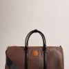 Ted Baker Traylen Brown Monogram Holdall Bag 1 Ted Baker Traylen Brown Monogram Holdall Bag -Ted Baker Shop D57153s