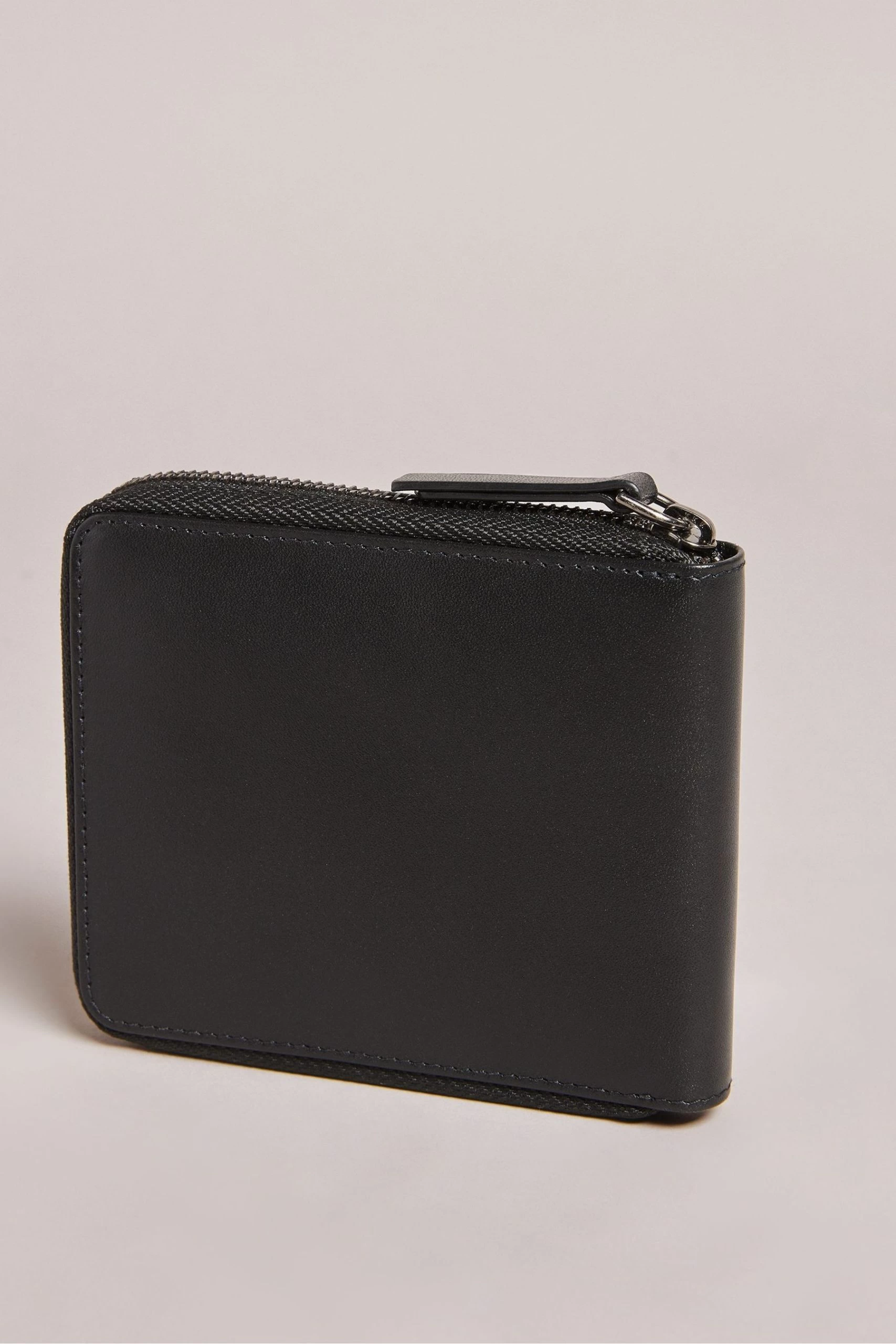 Ted Baker Finnie Black Corner Detail Zip Around Wallet 4 Ted Baker Finnie Black Corner Detail Zip Around Wallet - Image 2