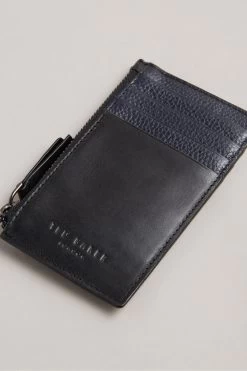 Ted Baker Fineas Black Waxy Leather Cardholder 6 Ted Baker Fineas Black Waxy Leather Cardholder -Ted Baker Shop D57159s2