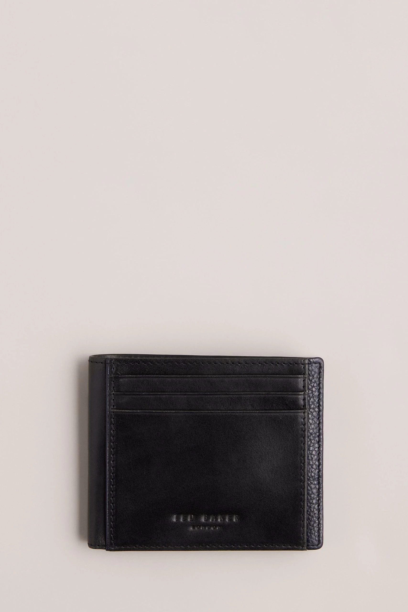 Ted Baker Finliy Black Waxy Leather Bifold Wallet 3 Ted Baker Finliy Black Waxy Leather Bifold Wallet