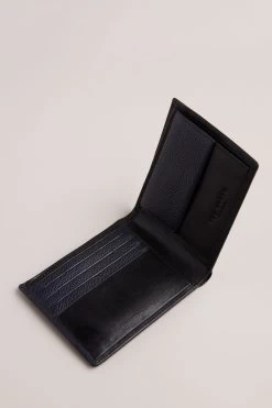 Ted Baker Finliy Black Waxy Leather Bifold Wallet 8 Ted Baker Finliy Black Waxy Leather Bifold Wallet -Ted Baker Shop D57160s3