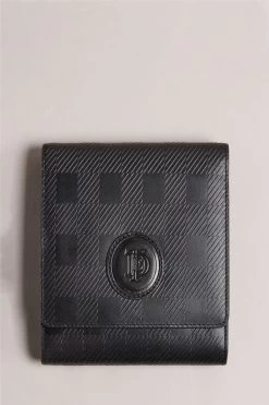 Ted Baker Watched Black House Check Watch Roll Belt