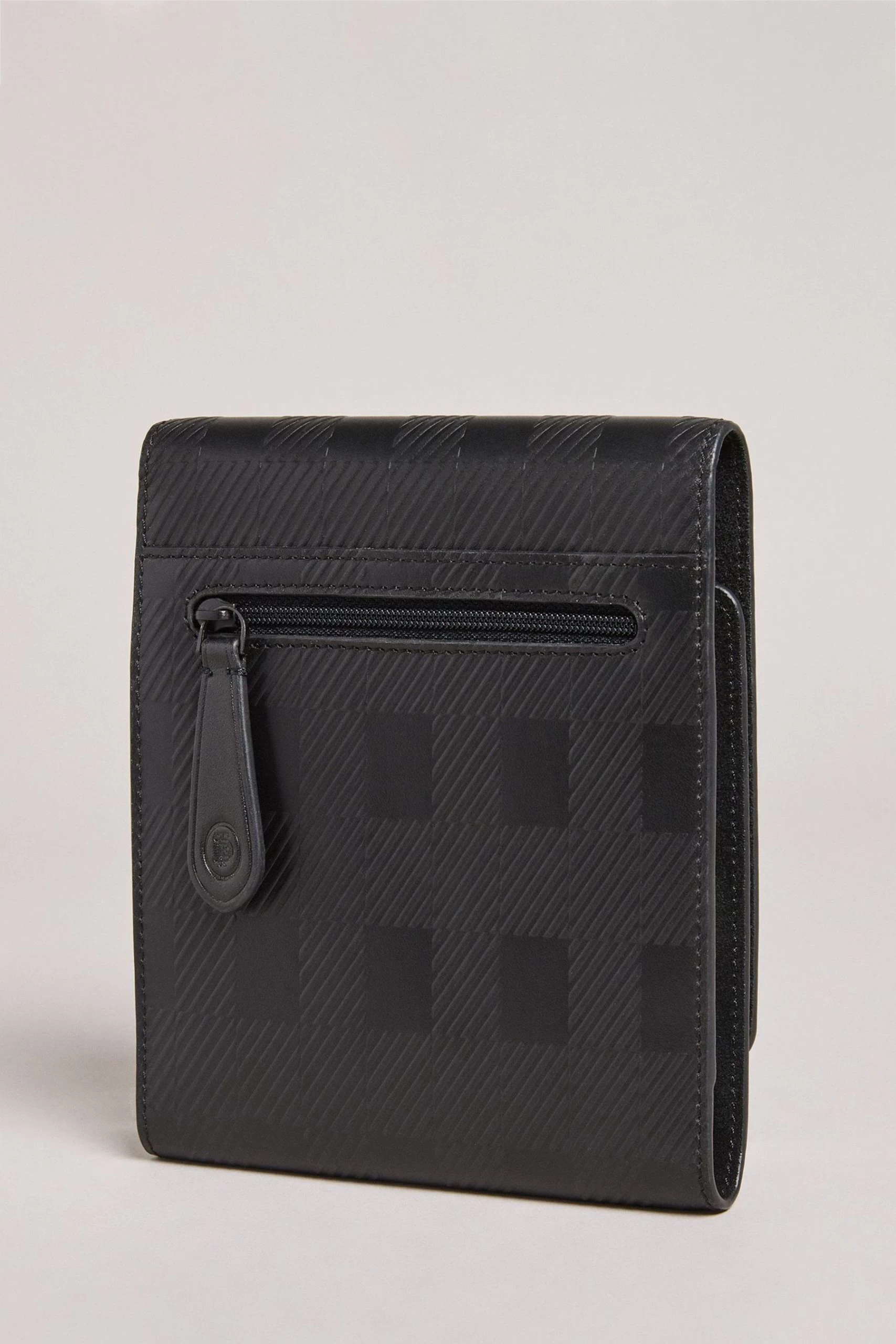 Ted Baker Watched Black House Check Watch Roll Belt 4 Ted Baker Watched Black House Check Watch Roll Belt - Image 2