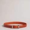 Ted Baker Natural Siymon Tan Caviar And Smooth Leather Belt 1 Ted Baker Natural Siymon Tan Caviar And Smooth Leather Belt -Ted Baker Shop D57169s