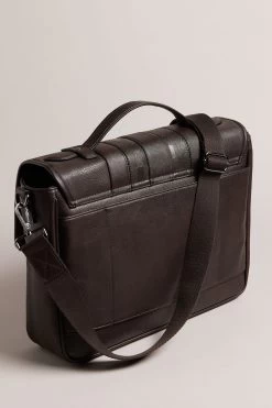 Ted Baker Wayvees House Check Pu Brown Satchel -Ted Baker Shop D57171s2