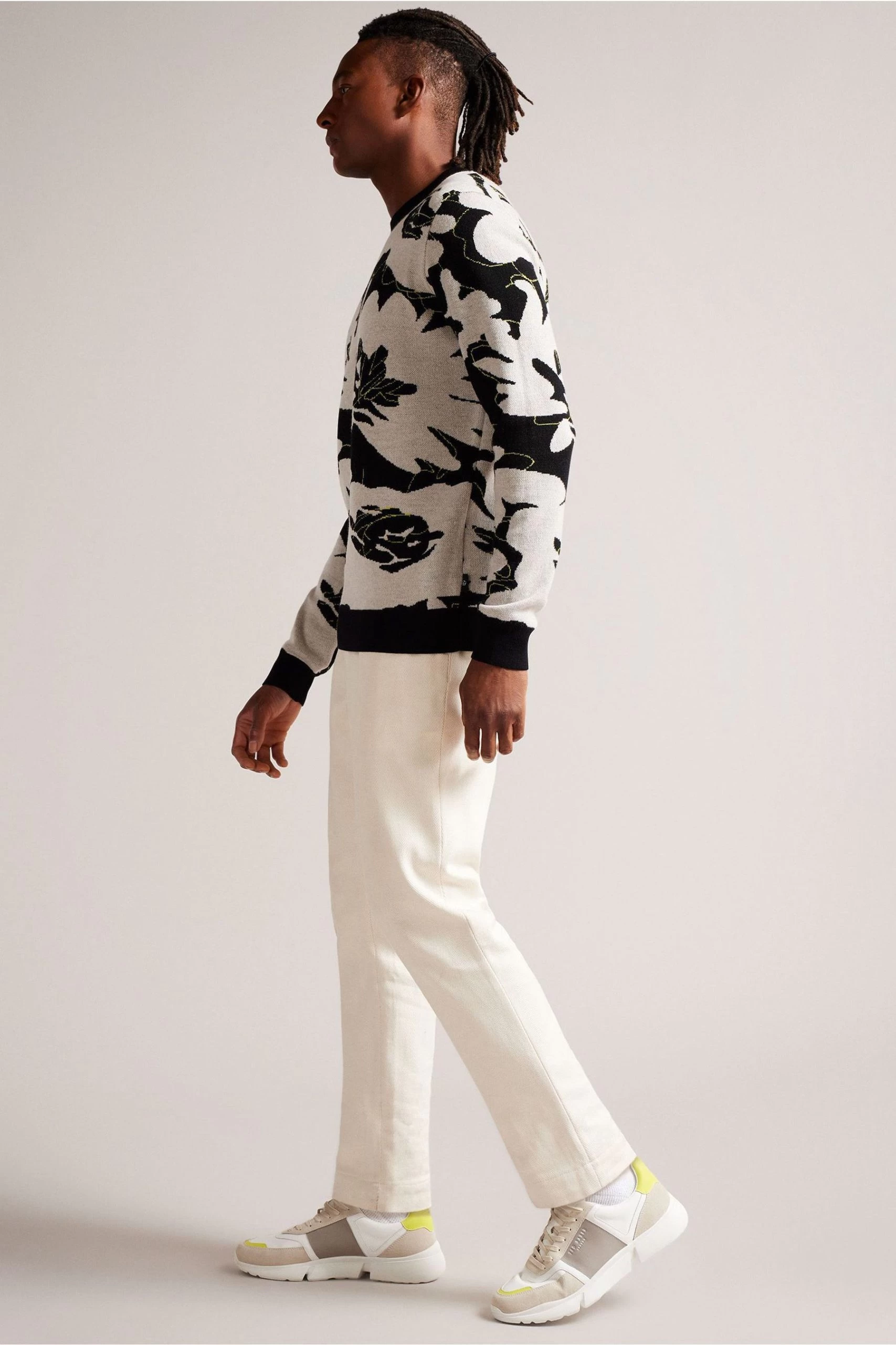 Ted Baker Green Cecyle Leather And Suede Sneakers 7 Ted Baker Green Cecyle Leather And Suede Sneakers - Image 5