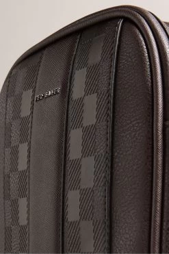 Ted Baker Waydon House Check Pu Brown Flight Bag 9 Ted Baker Waydon House Check Pu Brown Flight Bag -Ted Baker Shop D57176s4