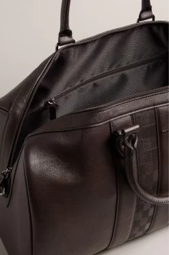 Ted Baker Waylin House Check Pu Brown Holdall 10 Ted Baker Waylin House Check Pu Brown Holdall -Ted Baker Shop D57178s4