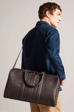 Ted Baker Waylin House Check Pu Brown Holdall 11 Ted Baker Waylin House Check Pu Brown Holdall -Ted Baker Shop D57178s5
