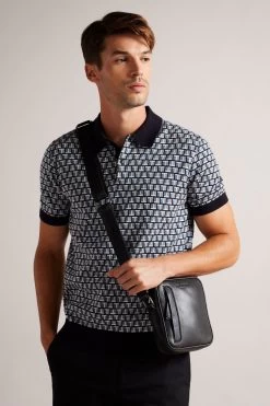 Ted Baker Rayson Webbing Wax Leather Mix Shoulder Black Bag 11 Ted Baker Rayson Webbing Wax Leather Mix Shoulder Black Bag -Ted Baker Shop D57179s5