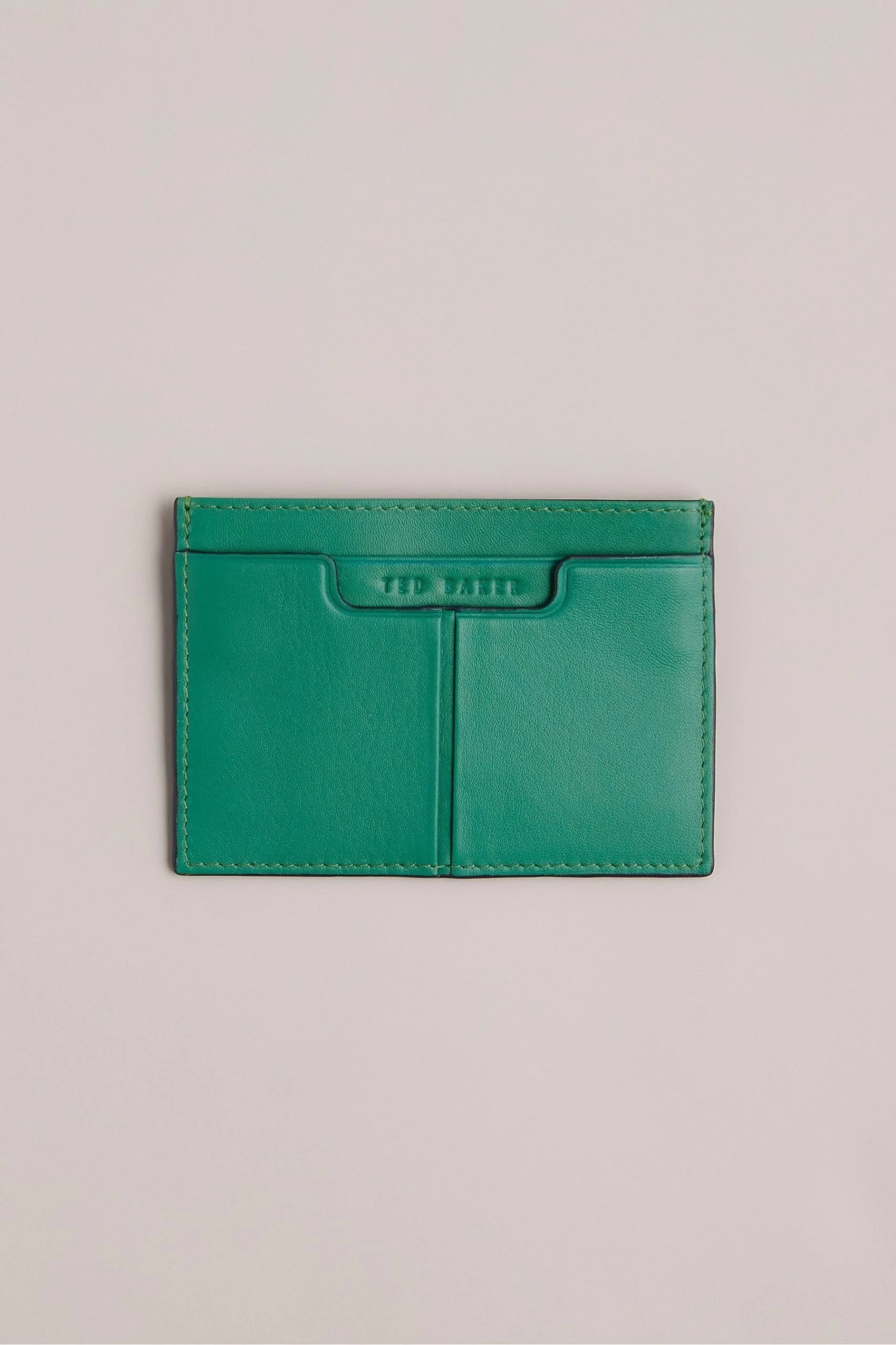 Ted Baker Green Samise Leather Card Holder 3 Ted Baker Green Samise Leather Card Holder