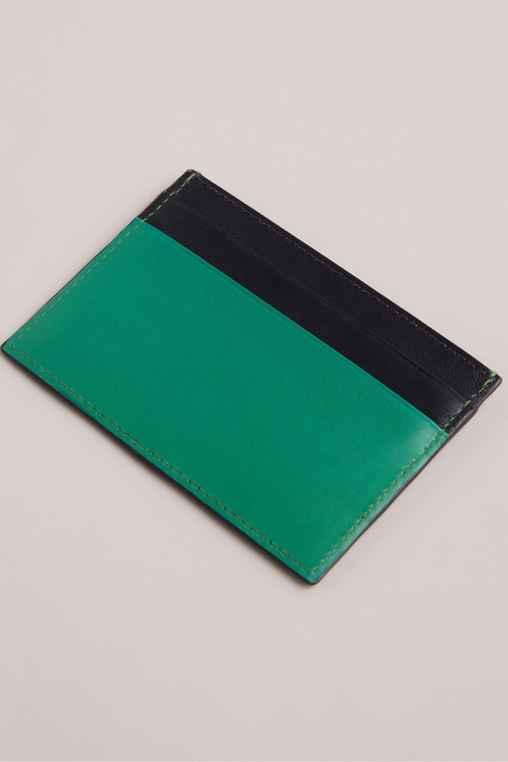 Ted Baker Green Samise Leather Card Holder 4 Ted Baker Green Samise Leather Card Holder - Image 2