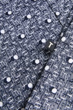 Ted Baker Blue Maccle Long Sleeve Spot Print Shirt 11 Ted Baker Blue Maccle Long Sleeve Spot Print Shirt -Ted Baker Shop D57310s5
