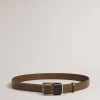 Ted Baker Koen Brown Centre Bar Buckle Belt 2 Ted Baker Koen Brown Centre Bar Buckle Belt -Ted Baker Shop D66006s