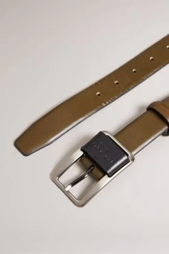 Ted Baker Koen Brown Centre Bar Buckle Belt -Ted Baker Shop D66006s3
