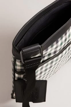 Ted Baker Blue Irvyne House Check PU Flight Bag 9 Ted Baker Blue Irvyne House Check PU Flight Bag -Ted Baker Shop D66007s3