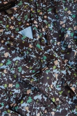 Ted Baker Blue Cherela Printed Long Sleeves Mini Dress 11 Ted Baker Blue Cherela Printed Long Sleeves Mini Dress -Ted Baker Shop D66224s5