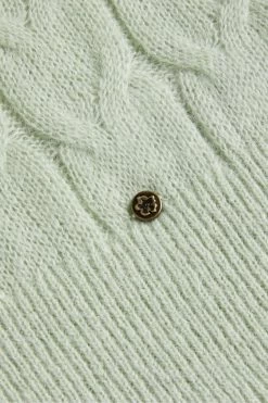 Ted Baker Green Veolaa Mohair Cable Knit Sweatshirt 11 Ted Baker Green Veolaa Mohair Cable Knit Sweatshirt -Ted Baker Shop D66226s5