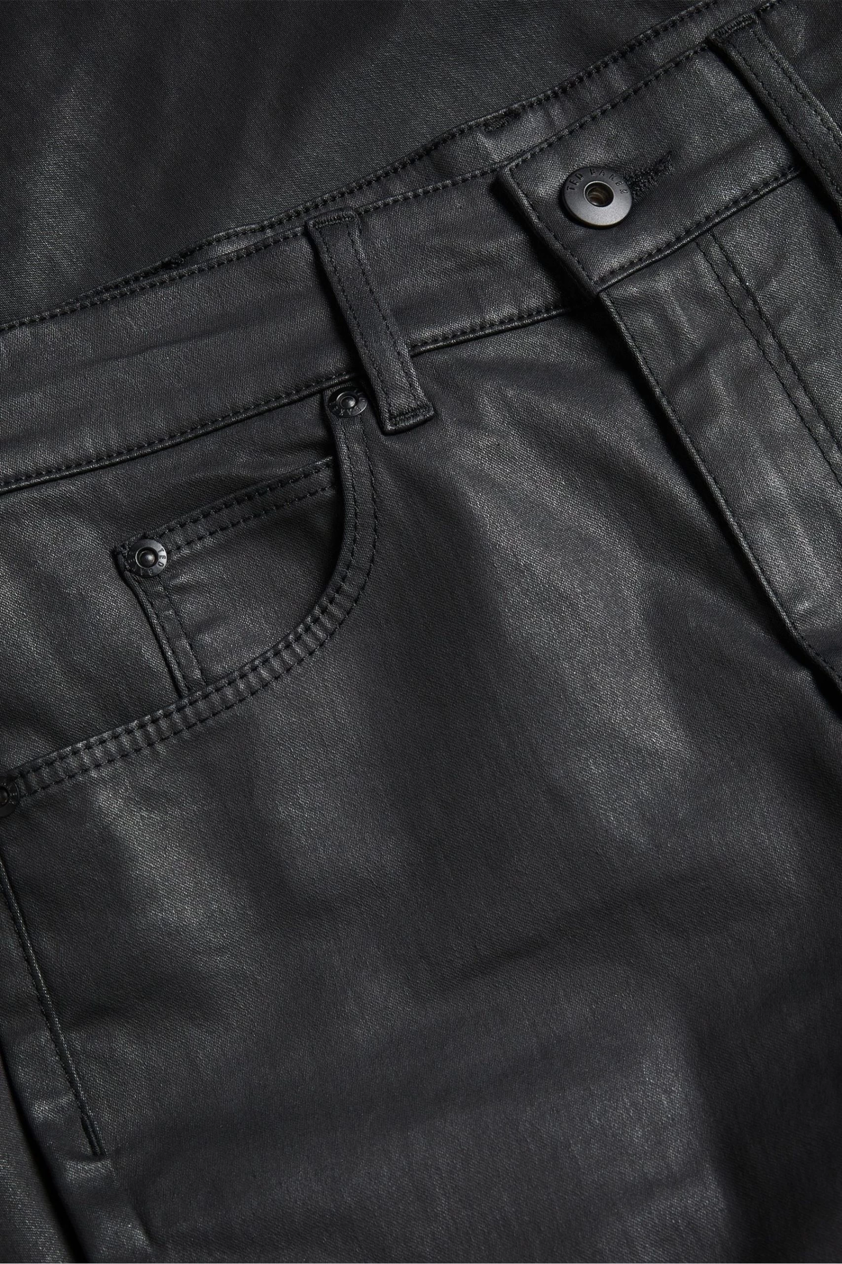 Ted Baker Black Jazmynn Satin Stretch Skinny Jeans 6 Ted Baker Black Jazmynn Satin Stretch Skinny Jeans - Image 4