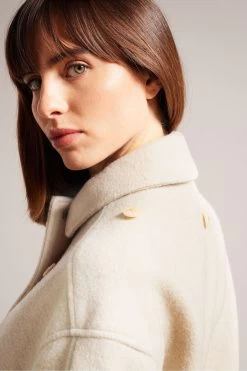 Ted Baker Cream Dennia Oversized Detachable Hood Parka 10 Ted Baker Cream Dennia Oversized Detachable Hood Parka -Ted Baker Shop D68783s4