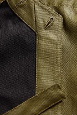 Ted Baker Dark-Green Alysiah Waxed Canvas Cape Feature Riding Coat 11 Ted Baker Dark-Green Alysiah Waxed Canvas Cape Feature Riding Coat -Ted Baker Shop D68788s5