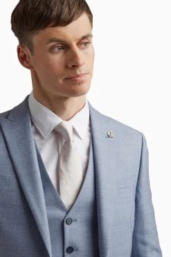 Ted Baker Tailoring Dusty Blue Light Flannel Slim Jacket 12 Ted Baker Tailoring Dusty Blue Light Flannel Slim Jacket -Ted Baker Shop D69 787s4