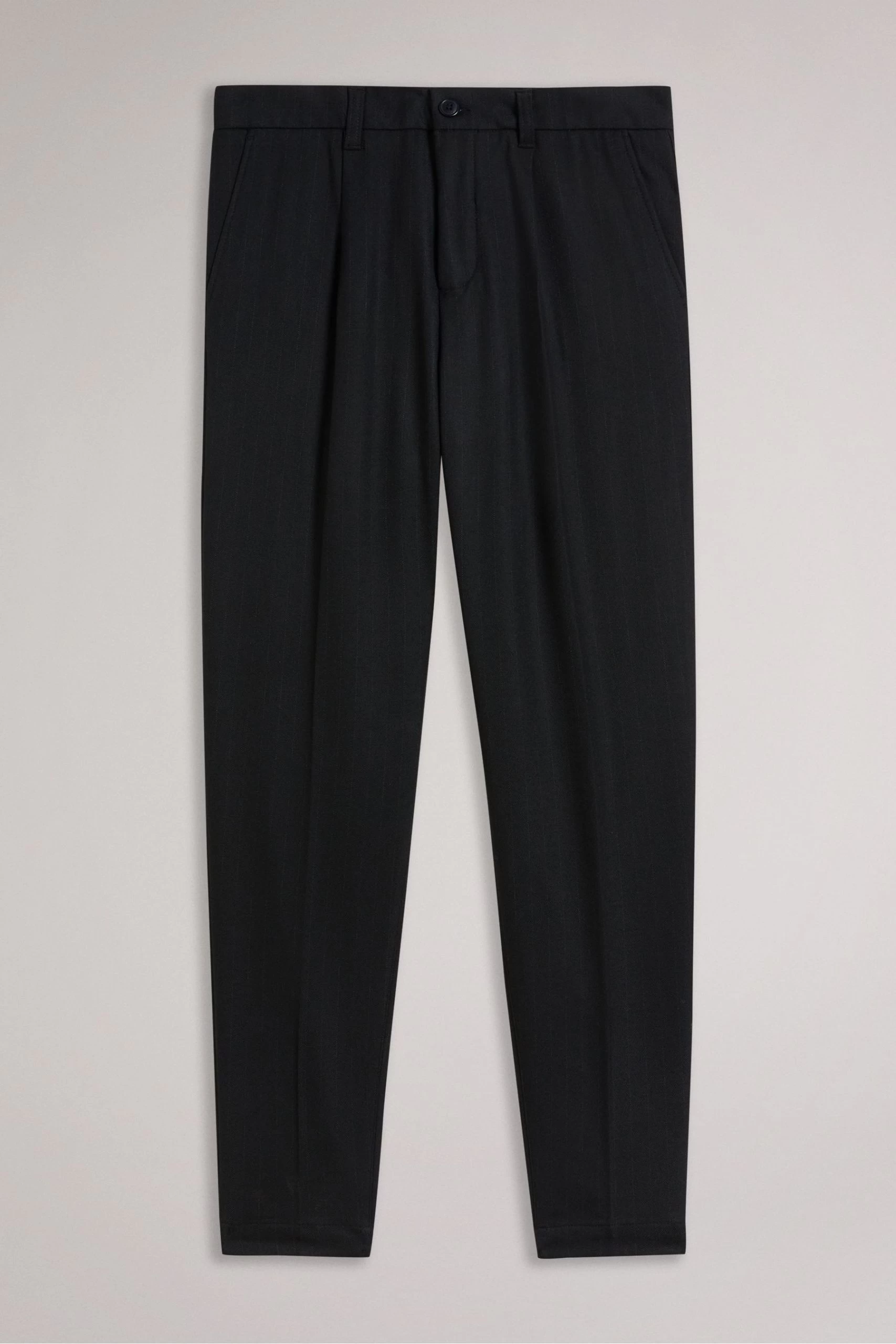 Ted Baker Gabro Black Haldan Fit Stripe Trousers 6 Ted Baker Gabro Black Haldan Fit Stripe Trousers - Image 4