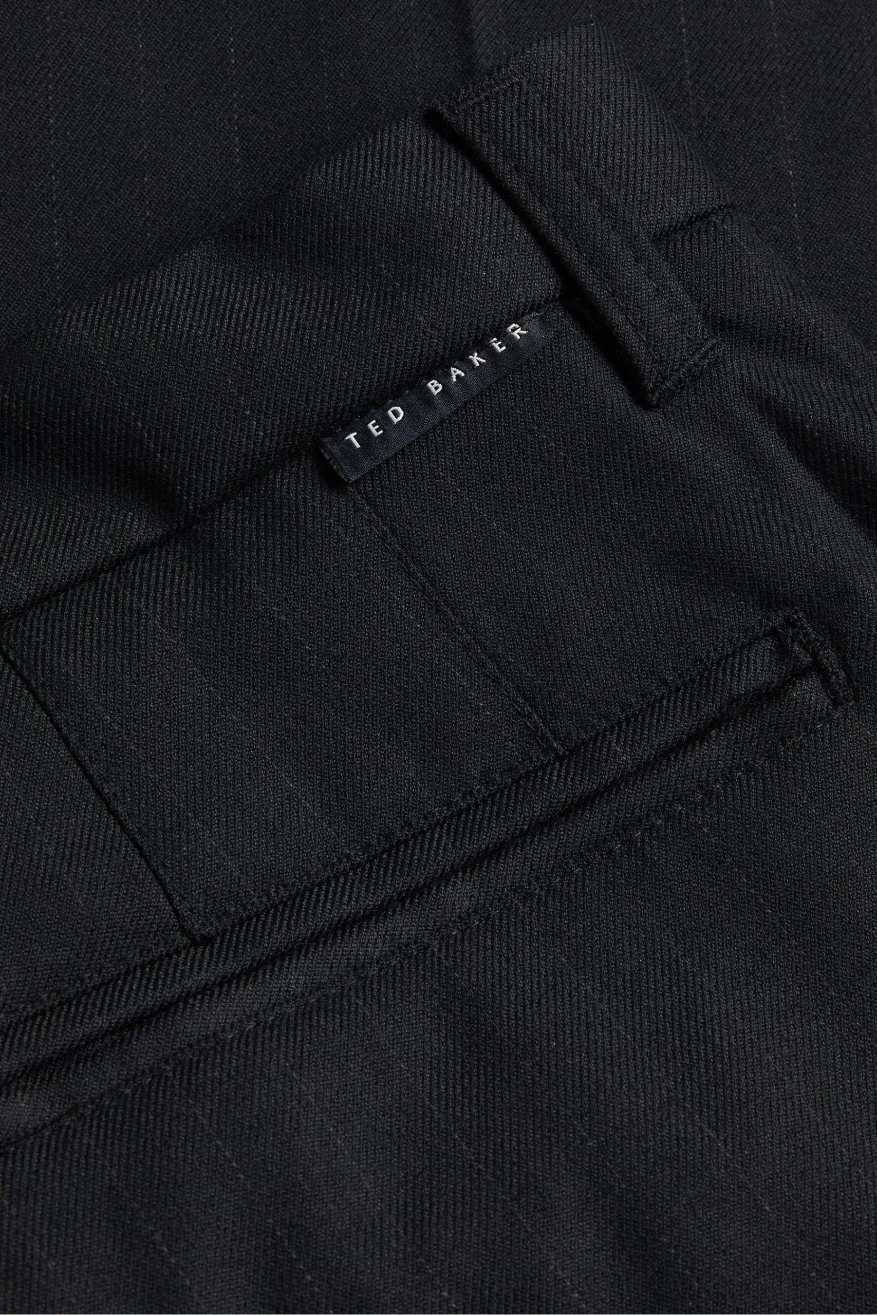 Ted Baker Gabro Black Haldan Fit Stripe Trousers 8 Ted Baker Gabro Black Haldan Fit Stripe Trousers - Image 6