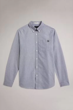 Ted Baker Paplet Black Long Sleeved Oxford Shirt 13 Ted Baker Paplet Black Long Sleeved Oxford Shirt -Ted Baker Shop D71494s5