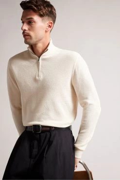 Ted Baker Jaims Black Contrast Detail Leather Belt