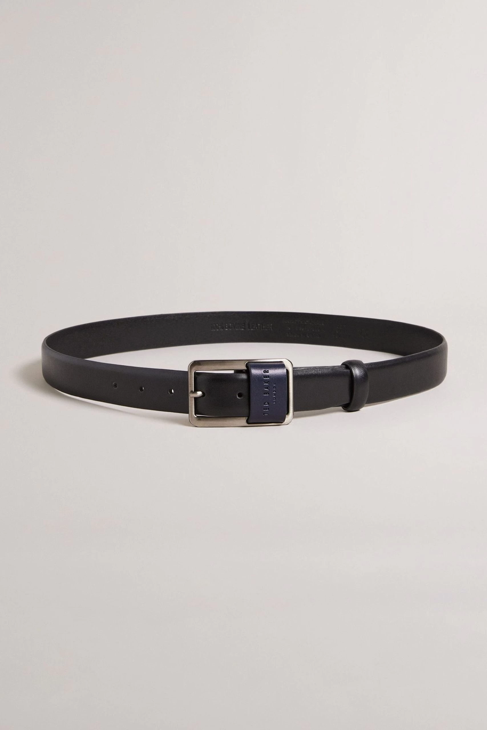 Ted Baker Koen Black Centre Bar Buckle Belt 3 Ted Baker Koen Black Centre Bar Buckle Belt