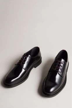 Ted Baker Burnett Black Leather Derby Shoes 8 Ted Baker Burnett Black Leather Derby Shoes -Ted Baker Shop D73551s3