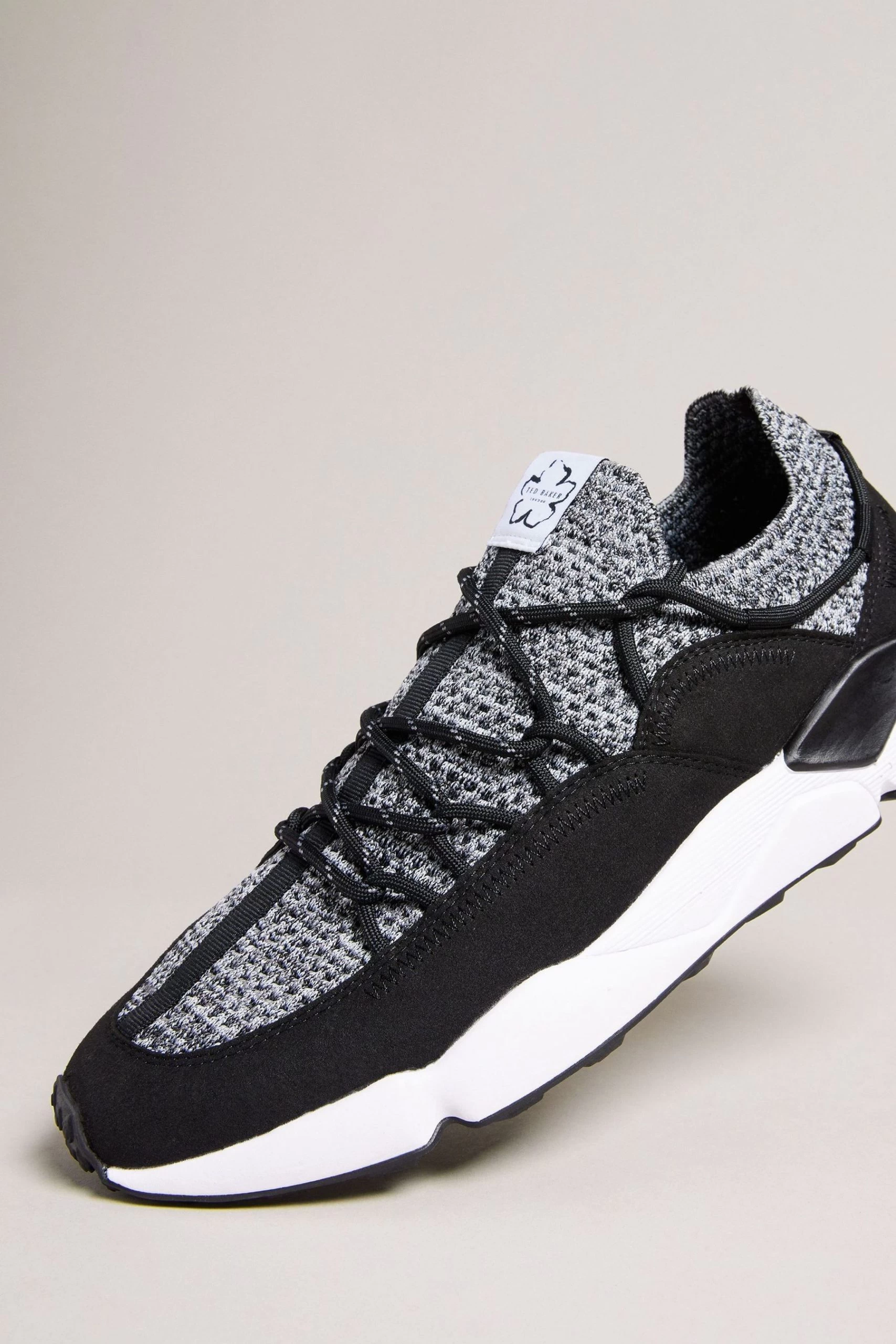 Ted Baker Markyy Black Knitted Tracking Sneakers 5 Ted Baker Markyy Black Knitted Tracking Sneakers - Image 3
