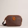 Ted Baker Brown Trayvin T Monogram Camerabag 1 Ted Baker Brown Trayvin T Monogram Camerabag -Ted Baker Shop D73556s