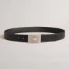 Ted Baker Aydon Black Buckle Belt